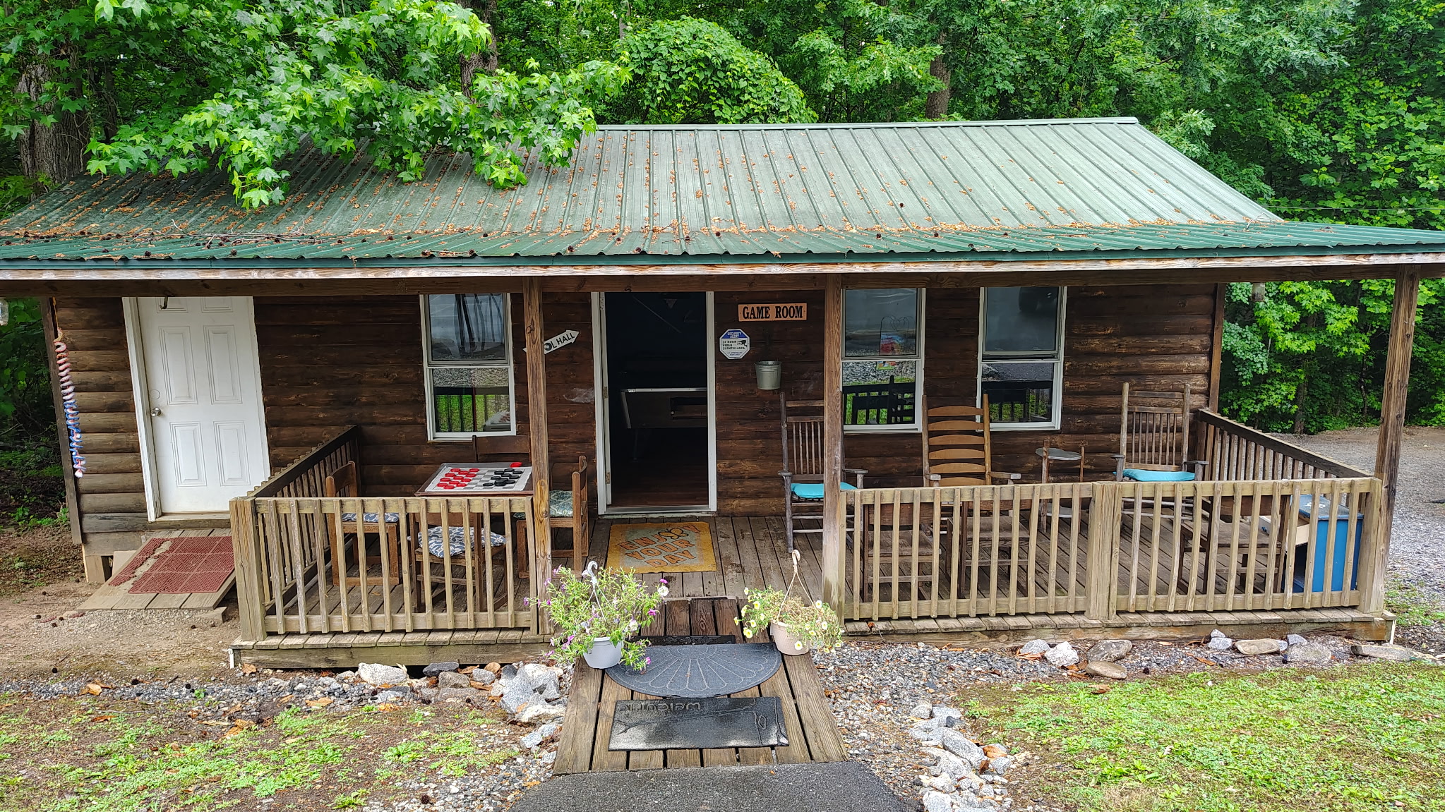 Game room at Pine Ridge Campground