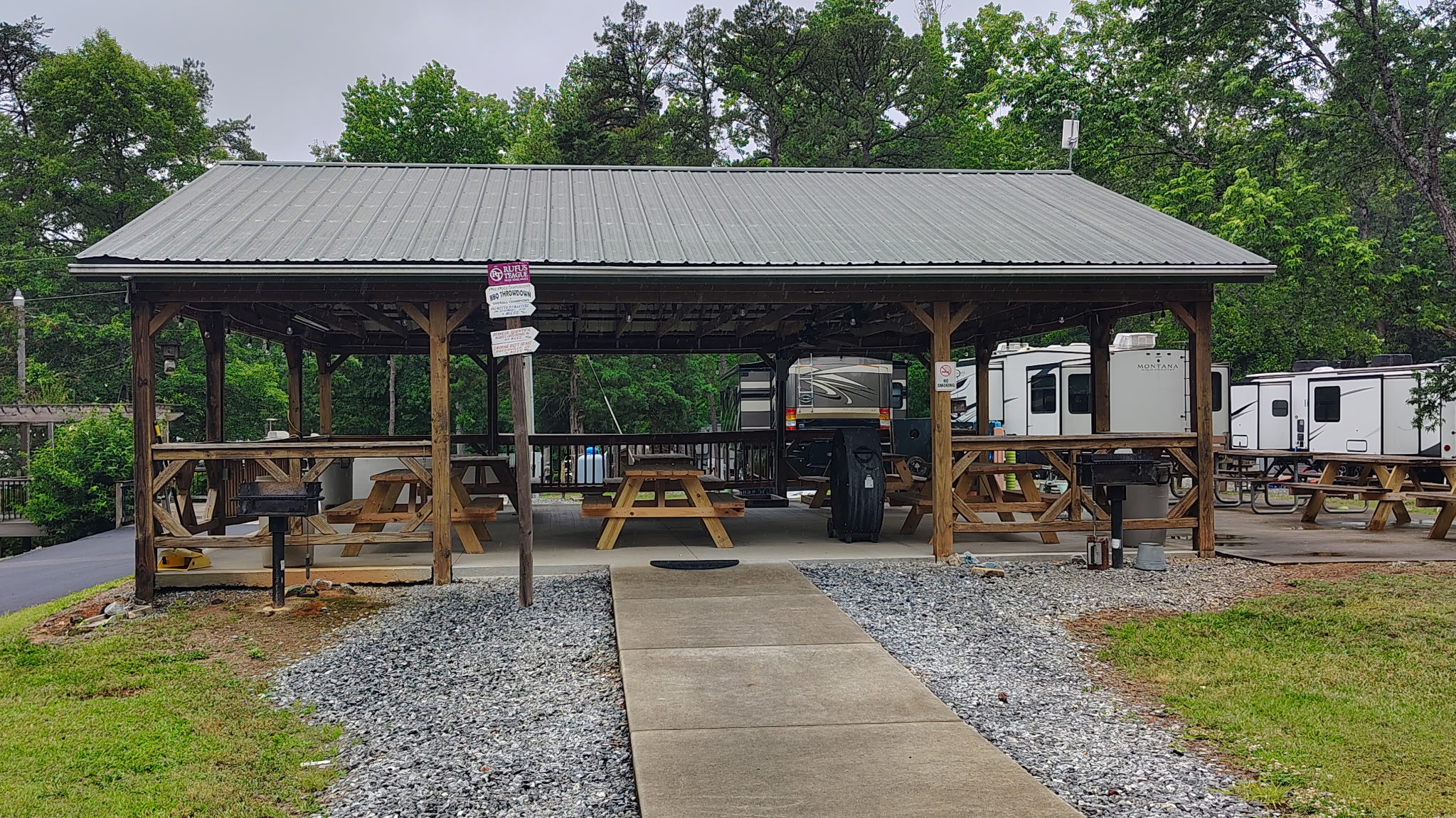 Pavilion at Pine Ridge Campground